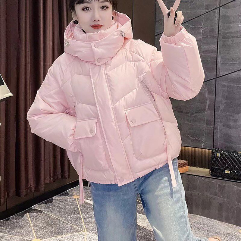 2023秋冬季新款羽绒棉服女短款高级感超好看面包服小个子棉衣外套