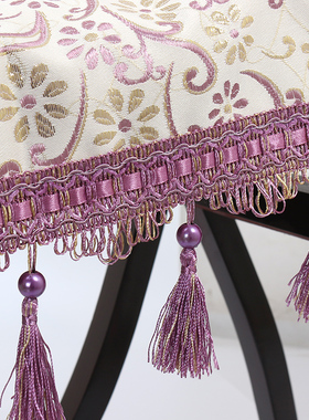 紫色雕花古筝罩防尘古筝盖布加厚布艺防滑古筝套琴披罩子通用