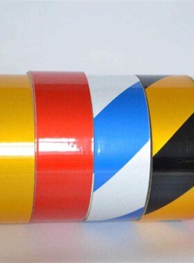 警示反光膜限高架红白黄色反光贴柱子黄黑警示贴反光膜警示胶带