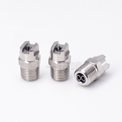 斯普瑞式硬化不锈钢高压清洗喷头MEG-SSTC镶嵌碳化钨喷芯扇形喷嘴