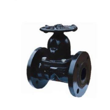 G46J-10手动直通式衬胶隔膜阀铸铁/铸钢直通隔膜阀