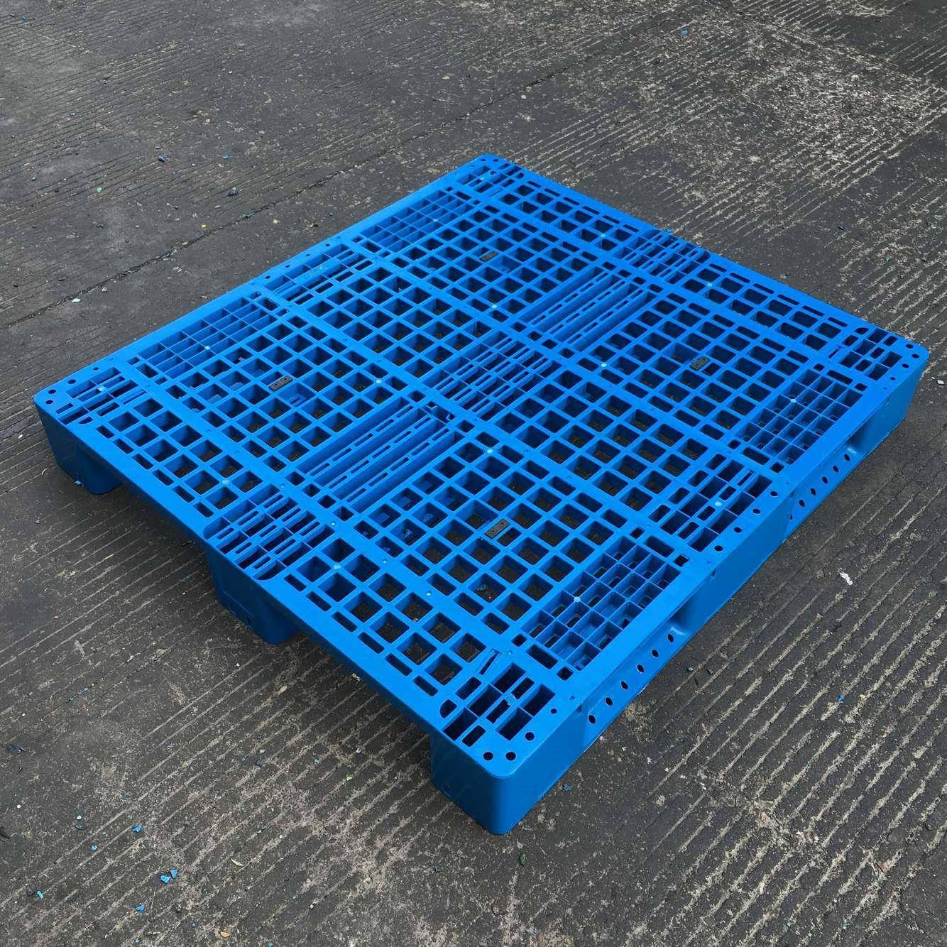 上海苏州1211塑料托盘网格川字1.2米*1.1货架叉车托盘可加钢管