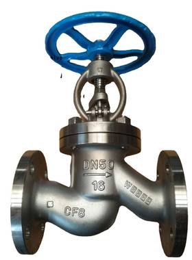 高压法兰截止阀J41W-40/64/100P/不锈钢SS30408截止阀