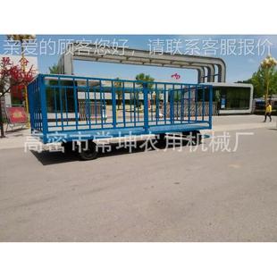 板拖拖车 8吨围栏平箱板拖车 厂RDE家实心胎平板车