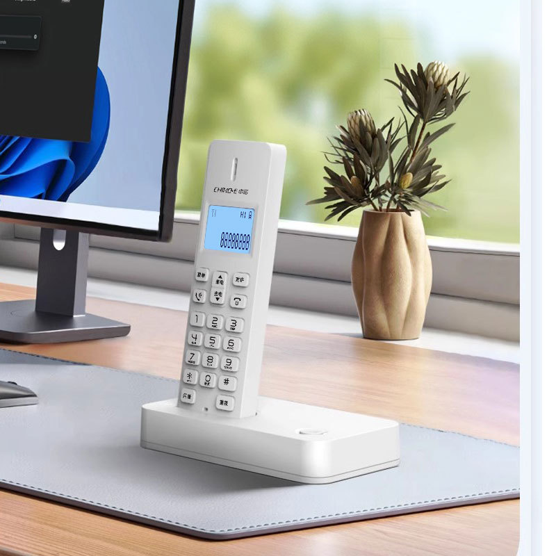 中诺w199单主机无绳数字电话机单机中文显示免提家用办公无线话机