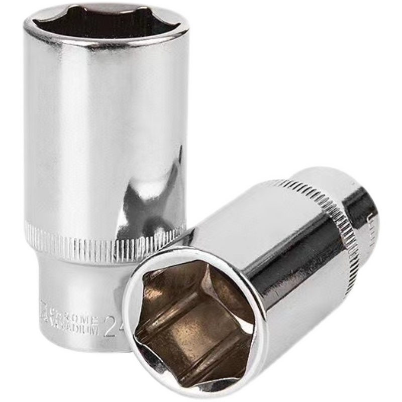 中飞3/8短套筒六角短套筒头公制10mm棘轮扳手6角短套筒头6-24mm