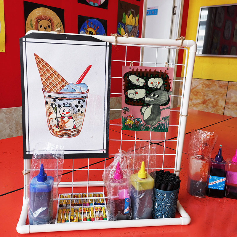 PVC管架子创意花架网格架子幼儿园植物角DIY装饰架衣架创意架子,鲜花速递/花卉仿真/绿植园艺,花架,淘宝优惠券,粉丝福利购,淘宝优惠卷