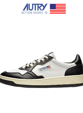 autry【旗舰自营】Medalist系列 黑白熊猫小白鞋 运动时尚休闲鞋