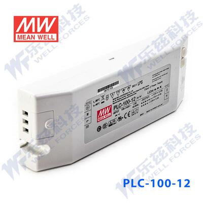 PLC-100-24 100W 24V4A明纬IP64端子接线防水LED电源【含税】
