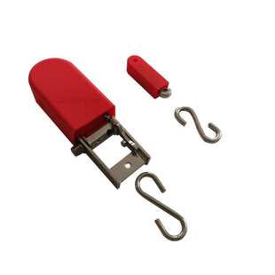 泳池泳道线红色带防护套加重型收紧器 全不锈钢分道线紧身器