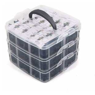 723pcs盒装 通用汽车塑料卡扣塑胶配件组合配件 汽车尼龙卡扣套装