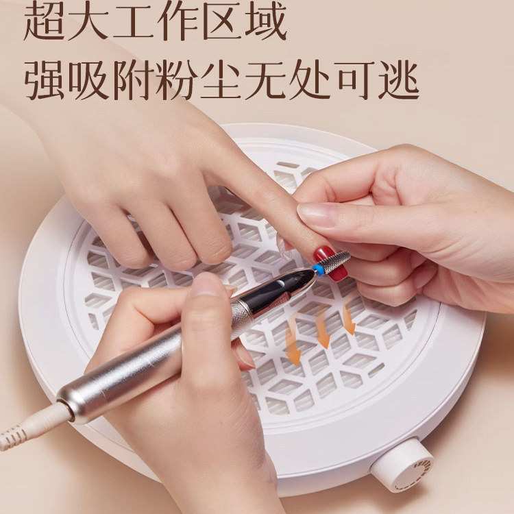 迷你无刷涡轮大吸力功率静音粉尘过滤机打磨卸指甲吸尘器美甲专用