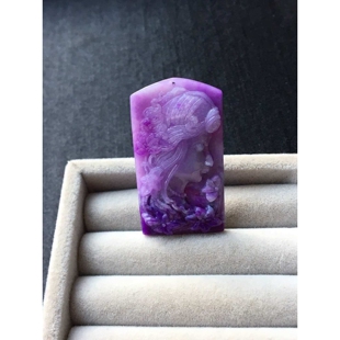 莎菲天然南非老料  苏工雕刻 油润细腻  水头十足 厂家直发