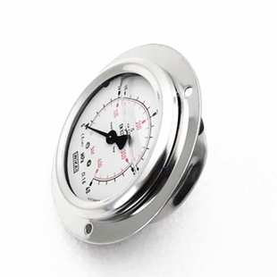 德国WIKA不锈钢耐震压力表 Y63轴向带边耐震压力表