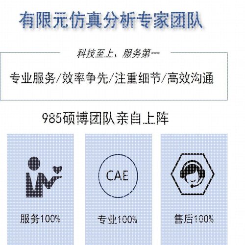 有限元分析代做Ansys/Abaqus/Comsol/Fluent专业团队CAE/CAD彷真