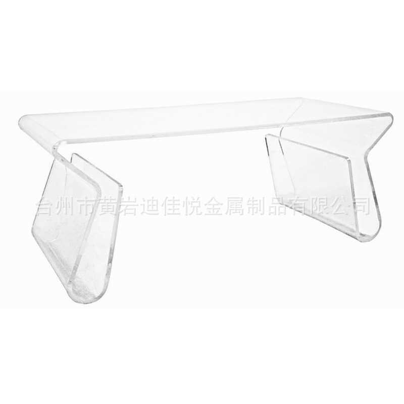 北欧创意个性长方形茶几时尚透明客厅亚克力水晶塑料简约边角几