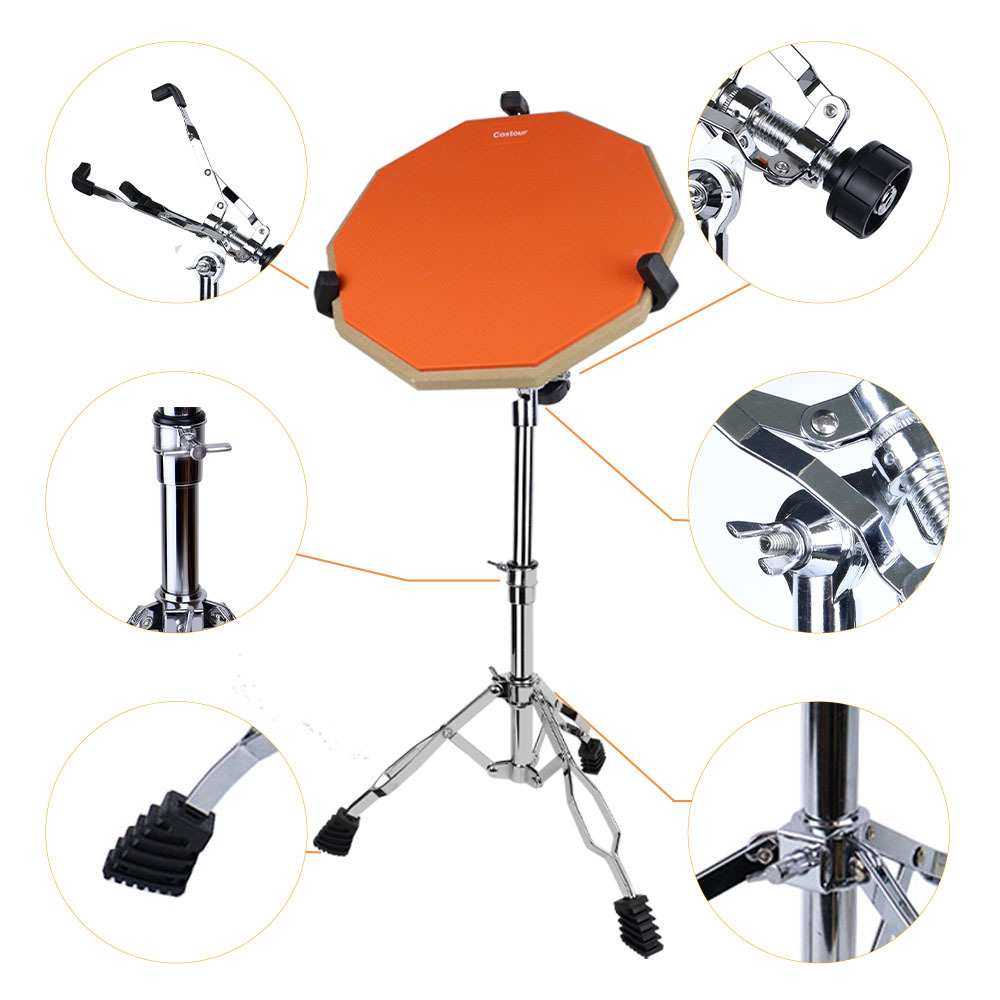 厂家 12寸哑鼓套装哑鼓垫 练习架子鼓配件鼓垫打击板儿童初学,电子元器件市场,其它元器件,淘宝优惠券,粉丝福利购,淘宝优惠卷