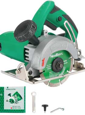 跨境热卖1680W大功率斜切石材切割机110V切割机可斜切125mm切割机