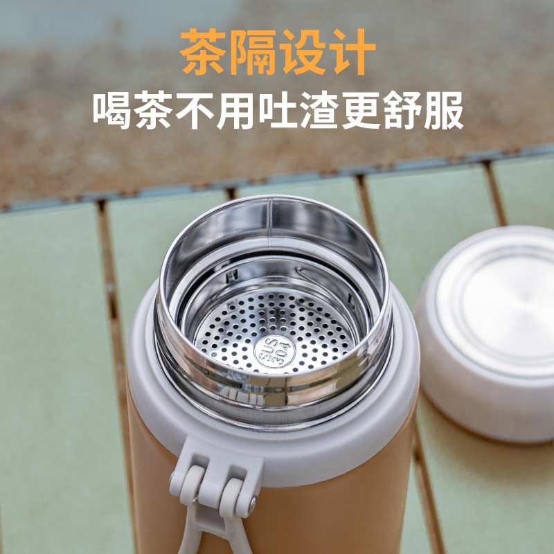 新款大容量保温杯户外不锈钢保温壶家用车载热水瓶旅行运动水壶