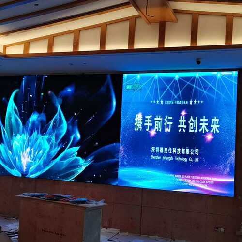 P1.56江西婚礼宴会厅室内全彩led高清显示屏项目高刷新无缝拼接