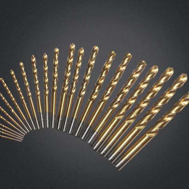 世达麻花钻头套装高速钢全磨制镀钛打孔手电钻直柄钻头52150A