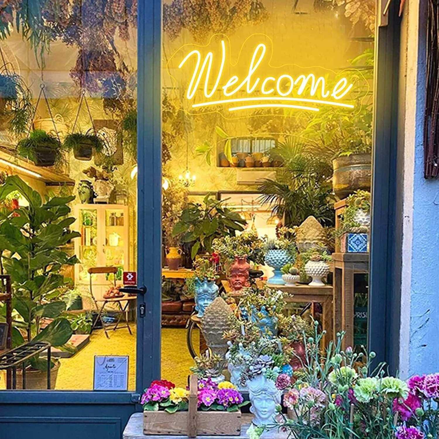 Welcome热销LED霓虹灯字母氛围灯灯牌装饰牌亚克力板可调光,鲜花速递/花卉仿真/绿植园艺,其它园艺用品,淘宝优惠券,粉丝福利购,淘宝优惠卷