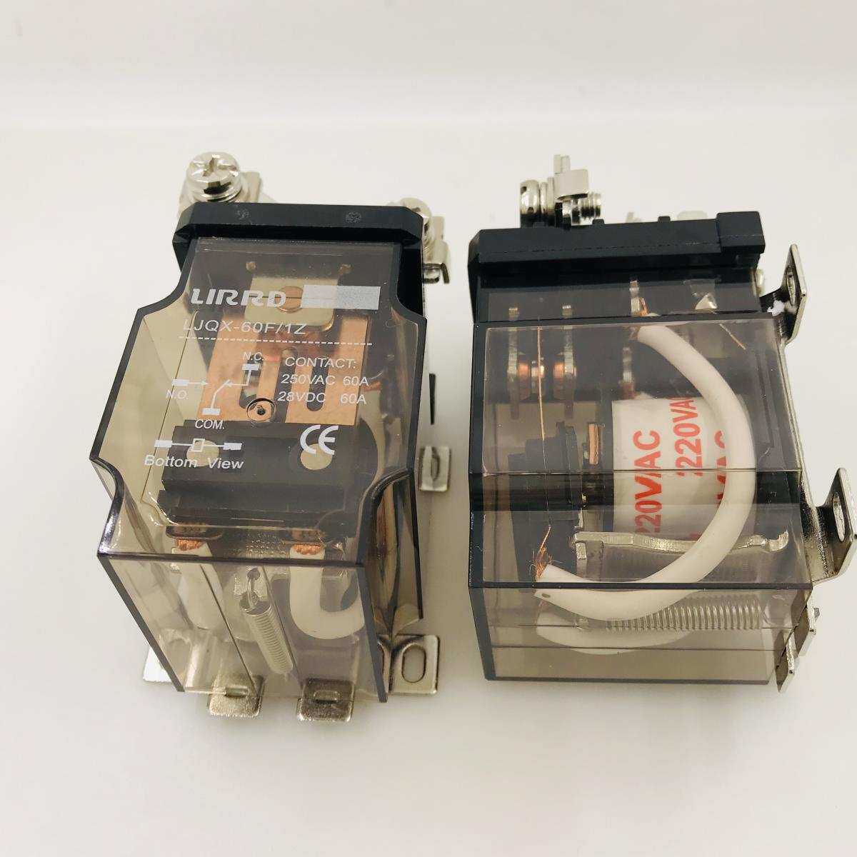 温州利尔德继电器LJQX-60F-1Z-220VAC 12VDC 24V转换5脚60A250VAC