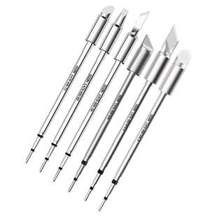 BOZAN C470发热芯烙铁头电烙铁马蹄头圆尖咀扁平大功率通用JBC470