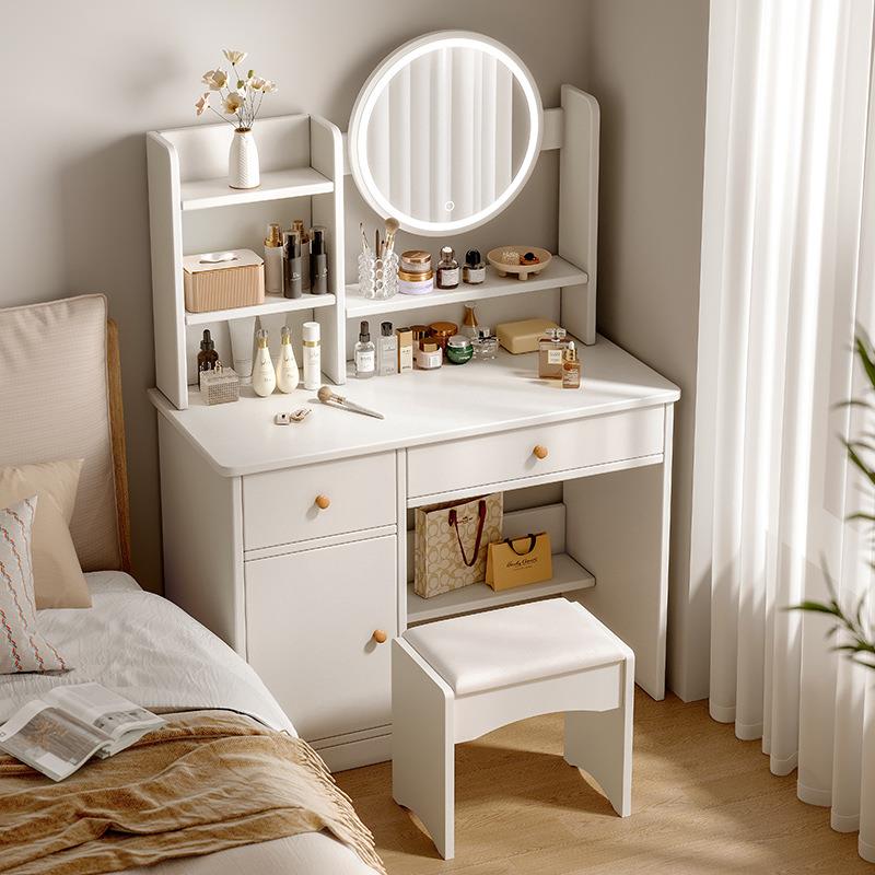 梳妆台卧室简约现代小型化妆柜一体小户型2024新款化妆桌子化妆台