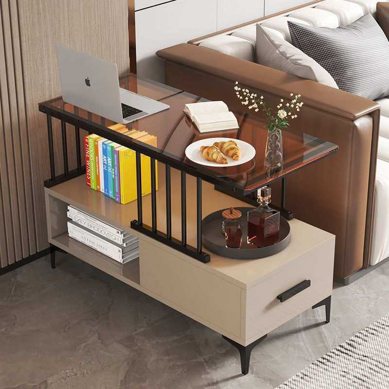 沙发边柜玻璃边几角几客厅轻奢现代简约移动小茶几侧边桌储物柜子,电子元器件市场,其它元器件,淘宝优惠券,粉丝福利购,淘宝优惠卷