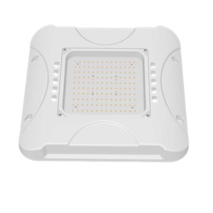 240W油站灯LED吸顶加油站照明灯压铸吊装灯方形薄款100-277V