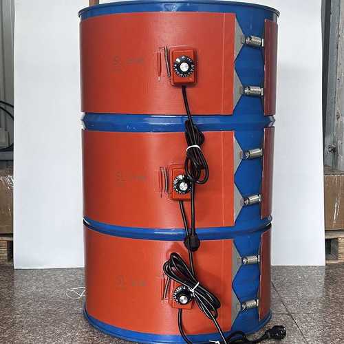 多规格油桶加热带 硅橡胶加热带 化工桶树脂桶油漆桶加热带