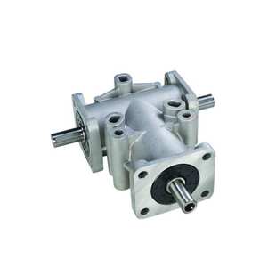 90度直角转换器减速机厂家铝合金箱体小型减速机直角伞齿轮转向箱