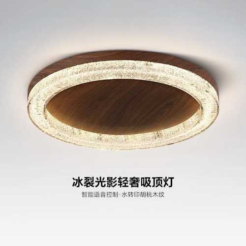 ceiling light客厅树脂冰裂纹吸顶灯现代简约高端设计师中古风