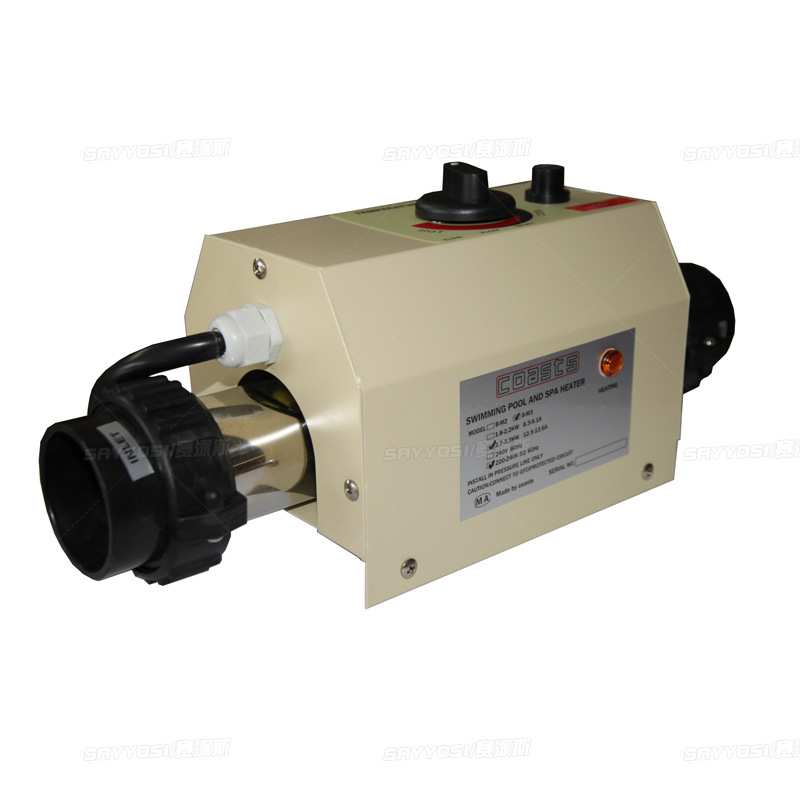 2/3KW小型按摩浴缸用电加热器恒温器自动进行恒温加热炉泳池设备