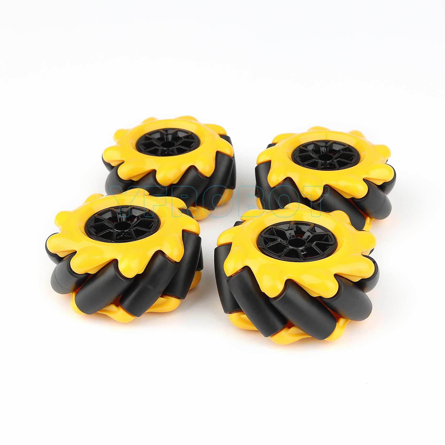 60mm麦克纳姆轮 mecanum wheel 全向轮塑料麦轮 ros车轮一套四只