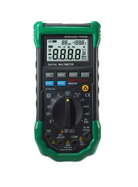 MASTECH华仪 MS8228非接触式红外测温多功能数字多用表数据保持。