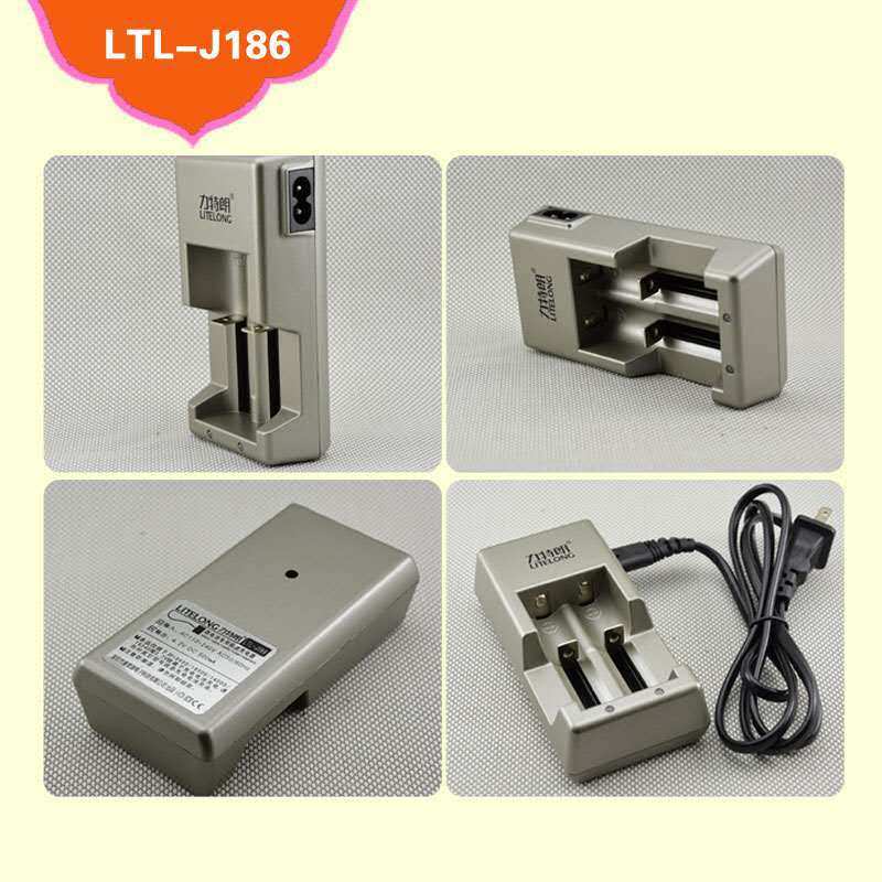 力特朗18650/16500/16340五号七号3.7v锂离子电池充电器套装J186