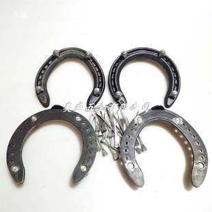 防滑马蹄铁防滑马掌冬季雪地泥地工具修蹄马蹄铁速度铁掌锻钢