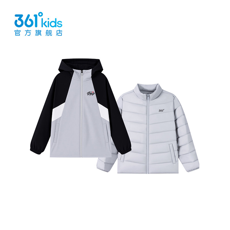 361童装男童冲锋衣羽绒服