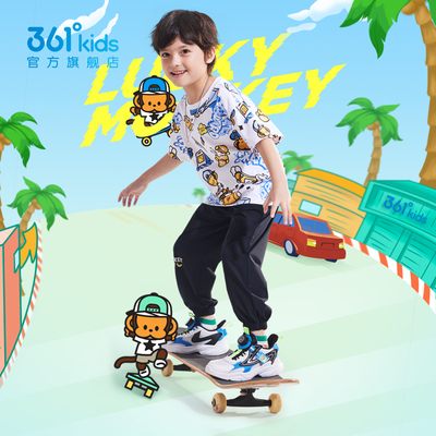 361童装男童短袖卡通T恤上衣