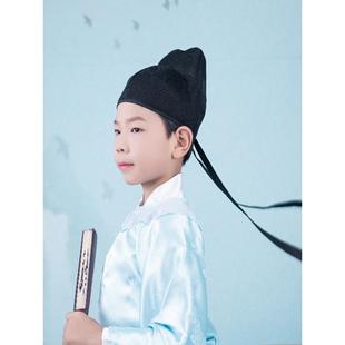 男童汉服帽子古风男士帽子古装配饰明制头饰书生帽唐制成人幞头帽