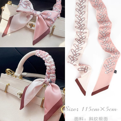 包包丝巾绑包丝带女士围巾