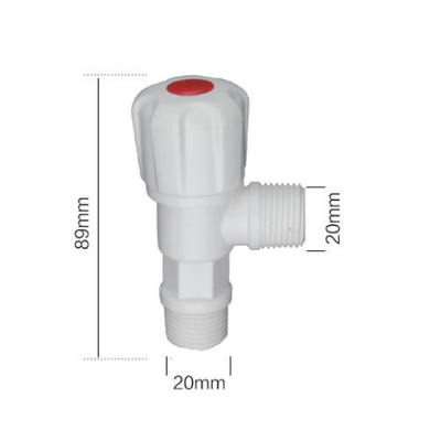 加厚角阀塑料三角阀八字阀冷热水通用马桶阀门水龙头开关4分角阀
