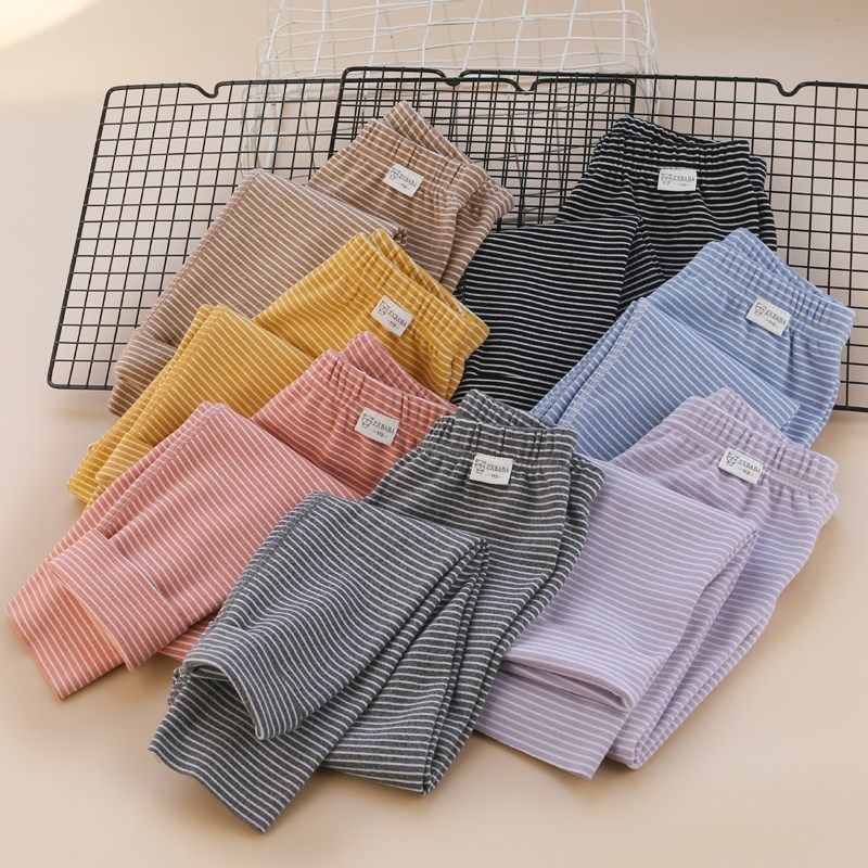 儿童磨毛德绒中厚保暖裤冬款男女童条纹无骨弹力秋裤宝宝打底裤子,童装/婴儿装/亲子装,保暖裤,淘宝优惠券,粉丝福利购,淘宝优惠卷