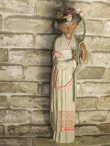 工艺品 陶瓷 石湾公仔 花样年华 美女