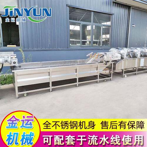 菠菜清洗流水线 荔枝气泡清洗机 喷淋式果蔬清洗流水线