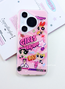 TXXC·飞天小女警适用华为pura80pro+新款手机壳70Ultra卡通可爱mate60pro双层苹果16promax全包摔新款手机壳