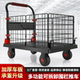 小推车拉货手推车带围栏车摆摊快递车平板车搬运车护栏可折叠静音