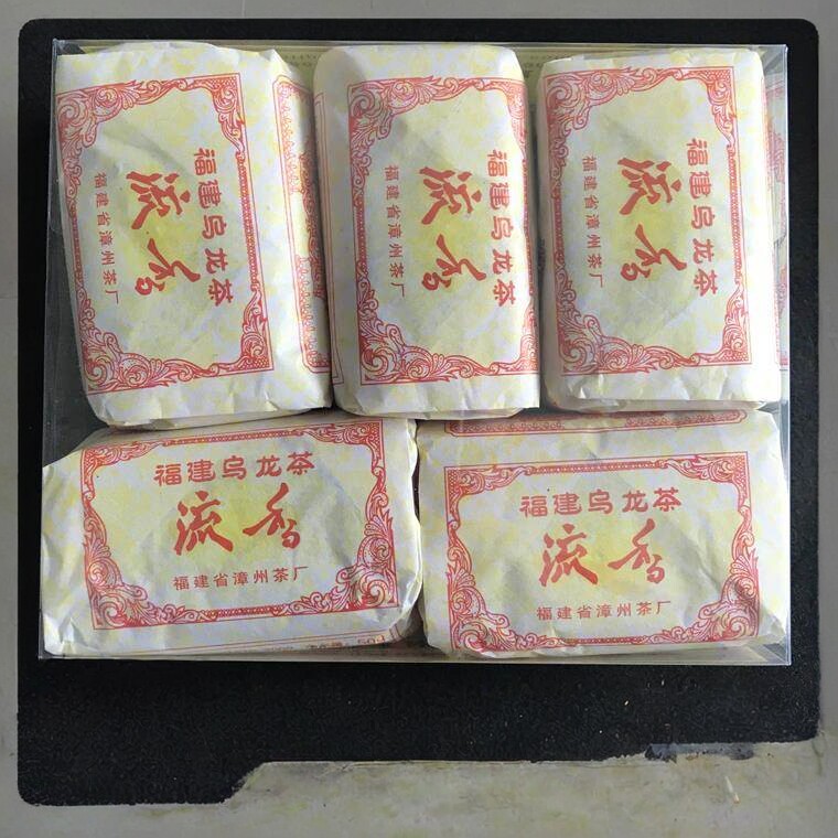 漳州茶厂 霞漳牌红流香茶叶50克 福建供销社 古早味闽北黑乌龙茶
